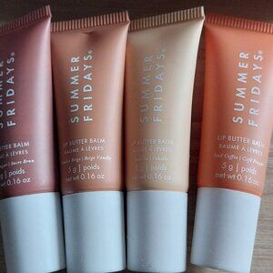 kit of 4 mini lip balm summer fridays brand new!